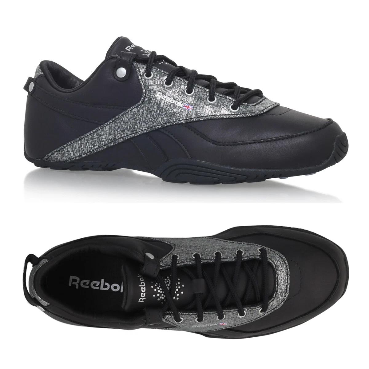 comfortabel Bier Blij SALE Reebok Womens Oshen Casual Trainers Leather Girls Black SIZE 4.5 5.5 UK  £60 | eBay