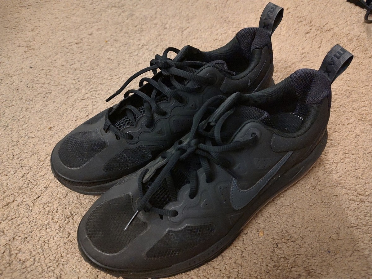 Nike Mens Air Max Genome CW1648 001 Triple Black Size