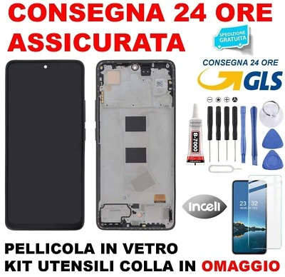 PER XIAOMI DISPLAY LCD XIAOMI REDMI NOTE 13 4G 23129RAA4G 23124RA7E SCHERMO INCELL FRAME