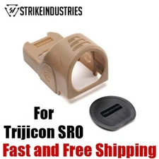 Strike Industries Optic Shield w/ Lens Cover for Trijicon SRO - Flat Dark Earth