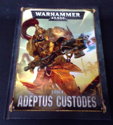 Warhammer 40k Codex Adeptus Custodes 2018 Hardcover