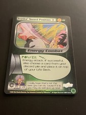 DRAGON BALL Z CCG TRUNKS SWORD POSITION 3 89 FOIL LIMITED TRUNKS SAGA 