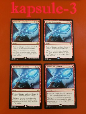 4x Release the Gremlins (LP-NM) | Aether Revolt | MTG Magic Cards