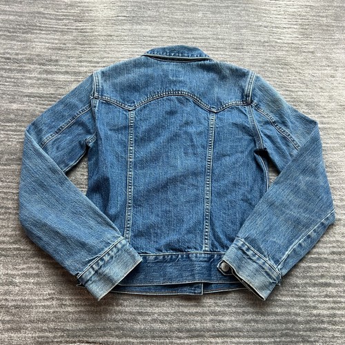 Gap Jean Jacket Size S Girls Youth Stretch Medium Wash Blue Denim - Picture 7 of 7