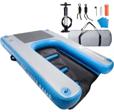 Inflatable Dog Float Floating Ramp Ladder for Pools Boats Docks