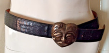 VINTAGE SNAKE BELT FACE MASK BUCKLE