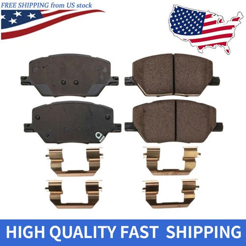 Front Ceramic Brake Pads for 2017 2018 2019-2021 Jeep Compass Renegade Fiat 500X