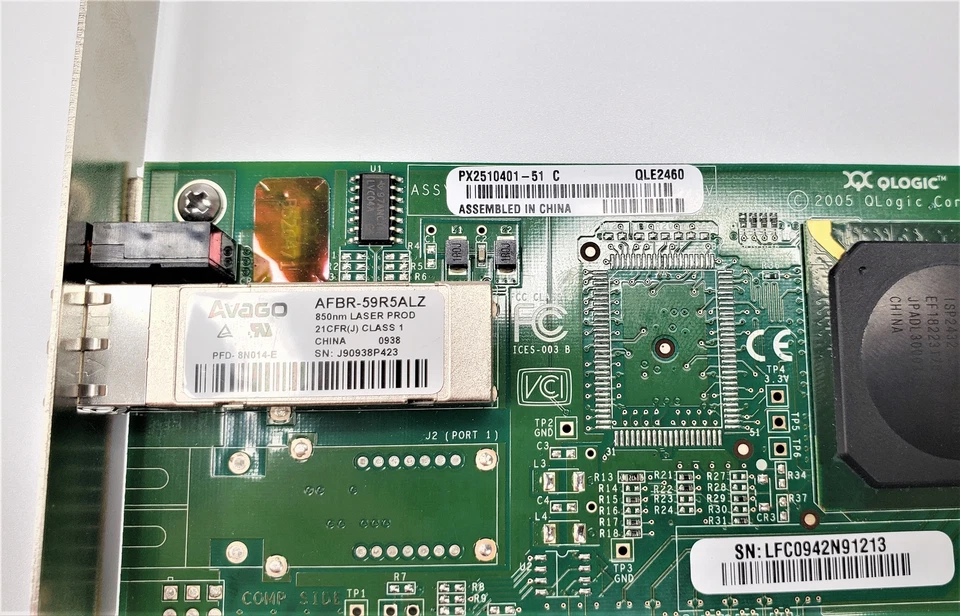 QLogic QLE2460 4GB 850nm PCI-e x4 Fibre Channel Network Adapter PX2510401-51 C - Image 4 of 4