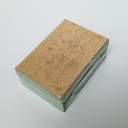 🔥 Vintage 1970's Helena Rubinstein Green Velvet Perfume Bottle Original Box - Picture 11 of 14