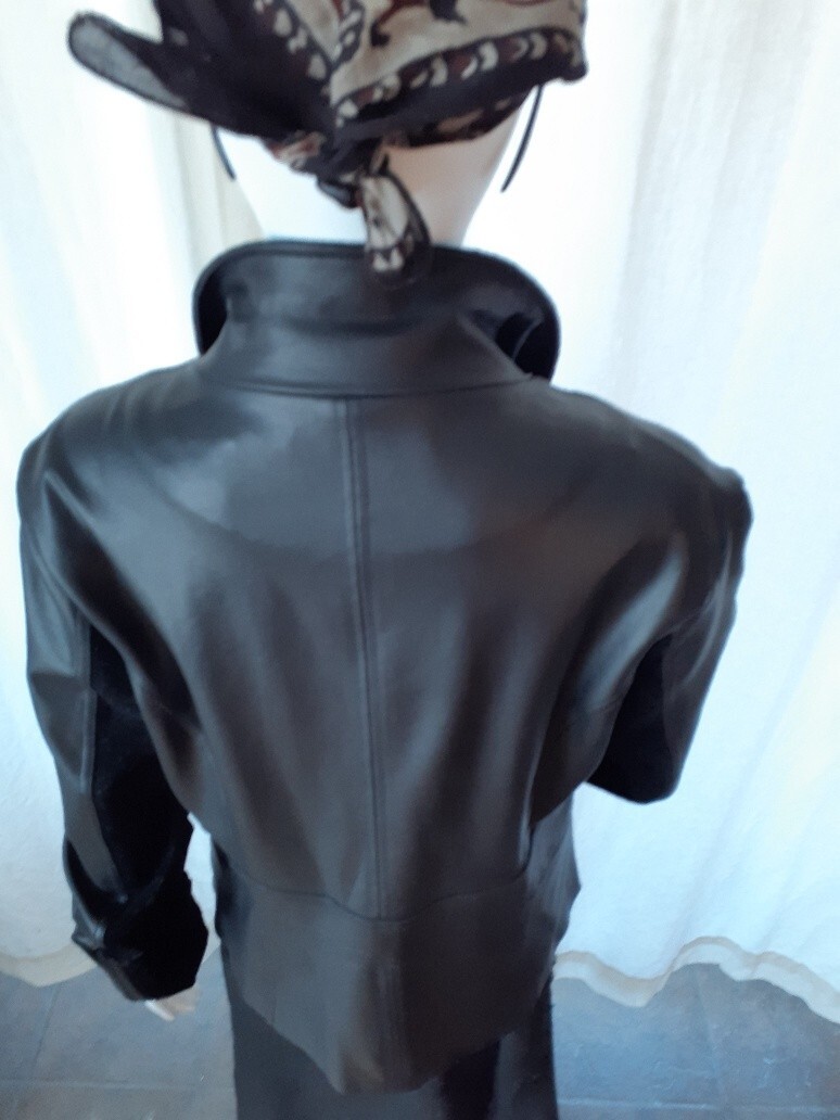 Liverpool Moto Jacket Sz L - Front Python Pattern… - image 5