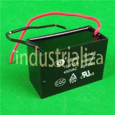 1PCS CEILING FAN CAPACITOR CBB61 16UF 450V NEW