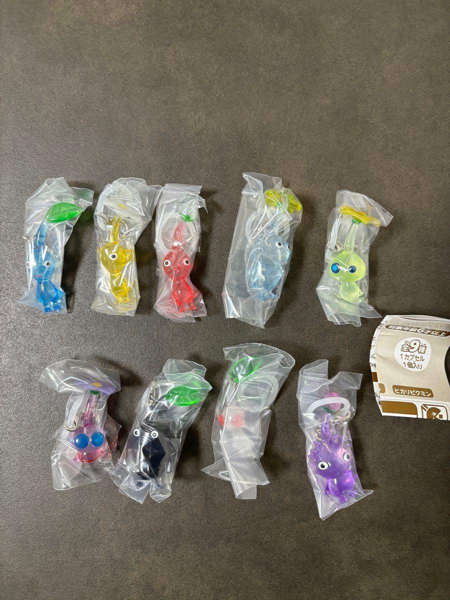Pikmin Mejirushi Accessory 2 Gacha Toy 9 Pieces Complete Set New