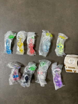 Pikmin Mejirushi Accessory 2 Gacha Toy 9 Pieces Complete Set New