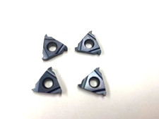 16 ER A 60 SOLID CARBIDE THREADING INSERTS 16-48 TPI 3/8 IC ALTIN - 4 PCS