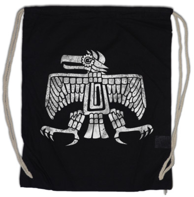 AZTEC BIRD I Turnbeutel Indians Sign Culture Civilization Mayans Religion