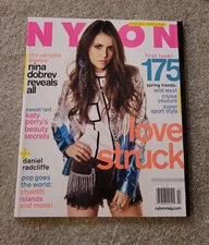 Nylon Magazine Nina Dobrev of Vampire Diaries, February 2012, NEW