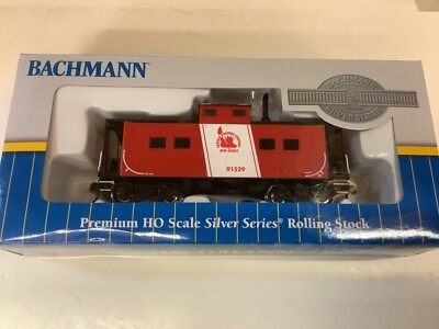 Bachmann Silver Series #16824 HO scale  JC   Wide-vision caboose Rd. #91529