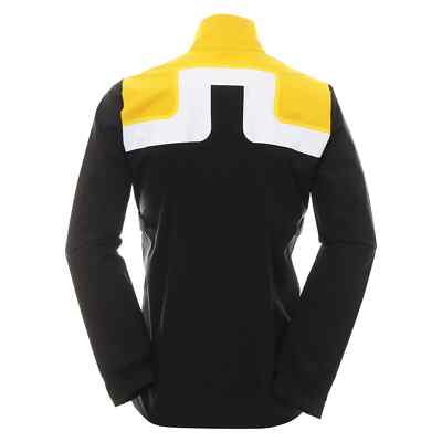 J Lindeberg Men's Bridge Golf Rain Jacket AMOW06370 9999 Black
