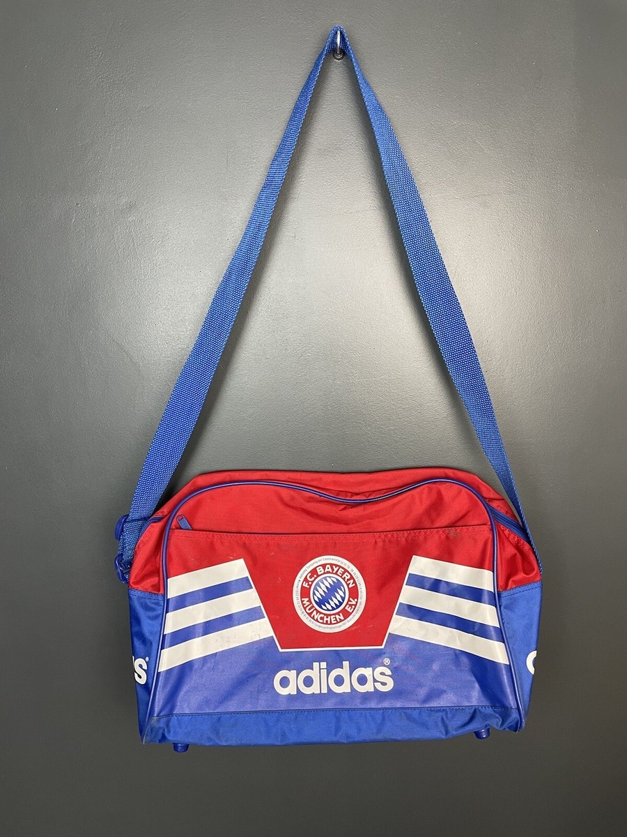 BAYERN MUNICH 1990'S FOOTBALL SHOULDER BAG ADIDAS VINTAGE UK