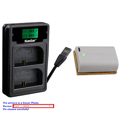 Kastar Battery LZD2 USB Charger for LPE6 Z CAM E2C Professional 4K Cinema Camera