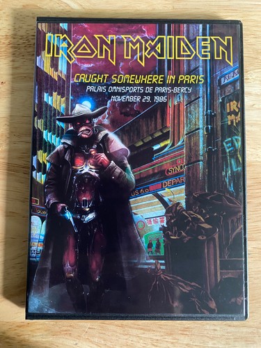 Iron Maiden - Caught Somewhere in Paris 1986 Live DVD Bruce Dickinson Eddie