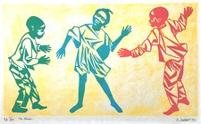 New York Lithograph ELIZABETH CATLETT 'The Dance',  28