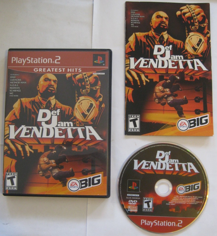Def Jam Vendetta (Sony PlayStation 2, 2003), PS2 14633144291| eBay