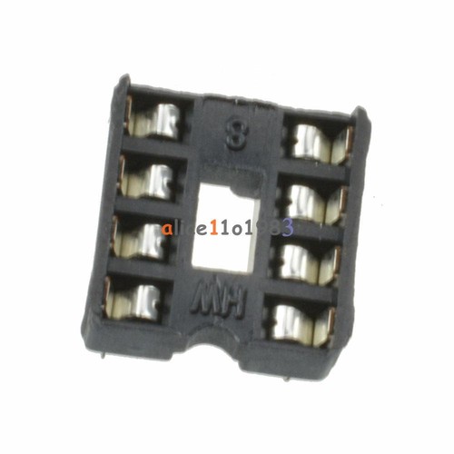 50PCS 8pin DIP IC Socket Adaptor Solder Type Socket Pitch Dual Wipe Contact - 第 6/6 張圖片