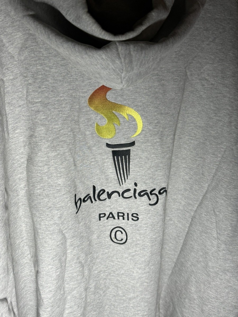Balenciaga Torch Hoodie Paris Olympics | eBay Balenciaga Torch Hoodie Paris Olympics | eBay