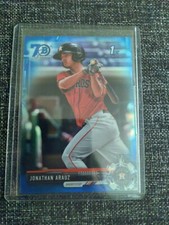 2017 Bowman Chrome Draft Blue 70th Refractor Jonathan Arauz #BCP155 Astros
