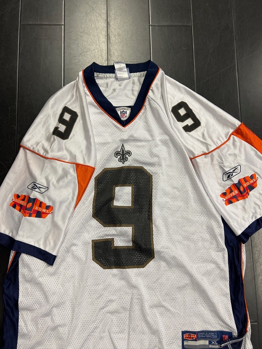 Reebok NFL Drew Brees Super Bowl XLIV New Orleans Saints Jersey