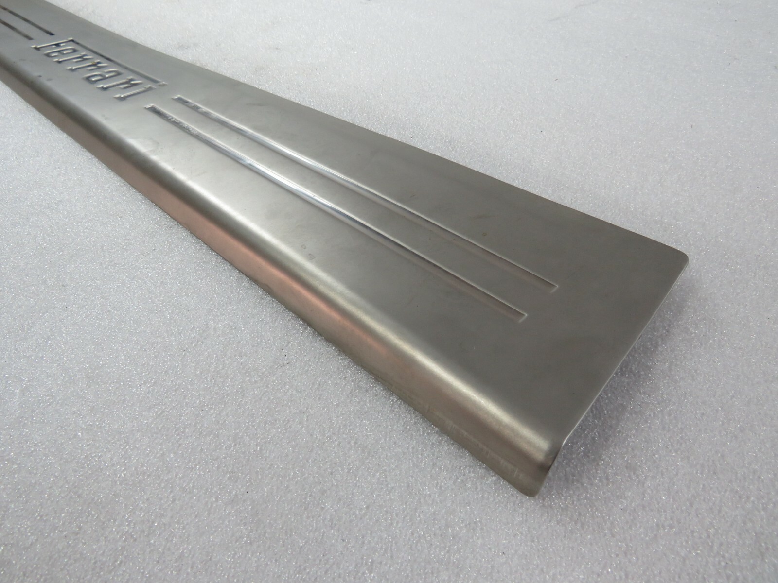 Ferrari FF, LH, Left, Door Step Plate, Stainless, Used, P/N 83315200