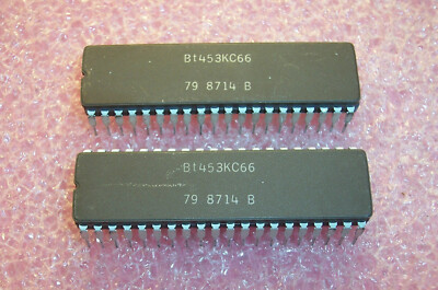 QTY (2) BT453KC-66 BROOKTREE 40 PIN CERAMIC DIP 66 MHz COLOR PALETTE ...