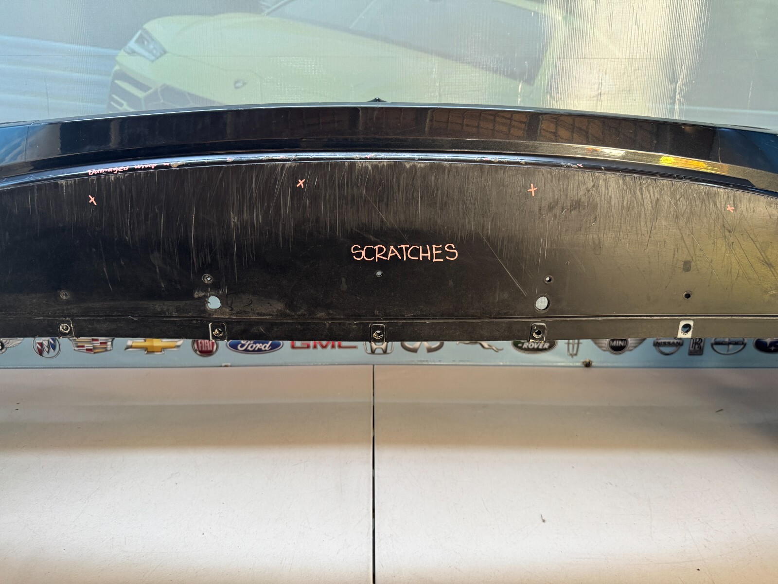 2008 2009 2010 2011 2012 MASERATI GRANTURISMO FRONT BUMPER COVER OEM USED