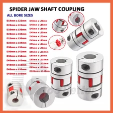 CNC Shaft Coupler Flexible Plum Spider Jaw Coupling Stepper Motor All Bore Sizes