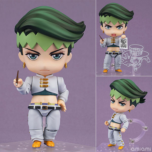 NEW！Nendoroid JoJo's Bizarre Adventure Kishibe Rohan PVC Figure Model Toys Boxed