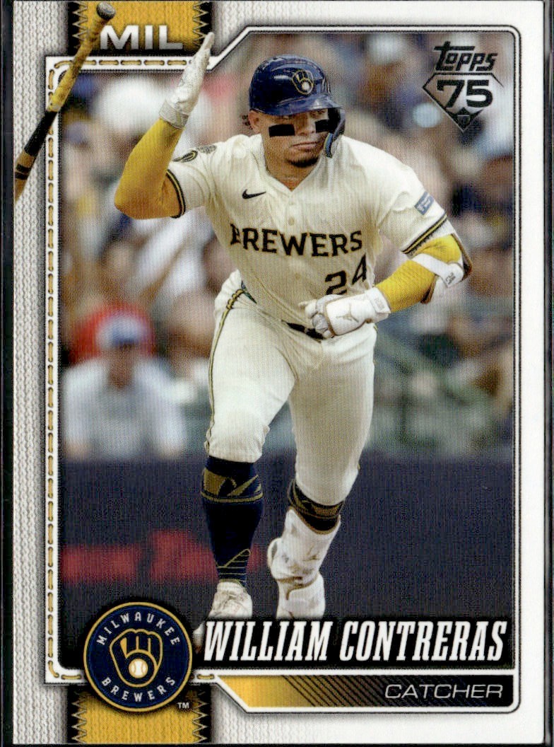 2026 Topps Series 1 William Contreras Milwaukee Brewers #192 | eBay
