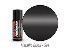 Traxxas Metallic Black ProGraphix Spray Paint 5 oz  5075 