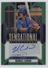 2025 Panini Prizm Sensational Signatures Green Michael Carico #SS-MC Auto 1r0p