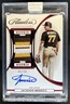 2024 Panini Flawless Jackson Merrill 2023 Baseball - Rookie Patch Auto Ruby #/20
