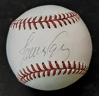 Javy Lopez #8 SIGNED Rawlings Official League Baseball Atlanta Braves AUTOGRAPH