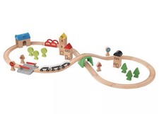 LILLABOEisenbahn-Set mit Schienen, 45-tlg