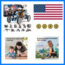 12-in-1 Solar Robot Building Kit STEM Gift for Boys Ages 8-13 Powered by th...