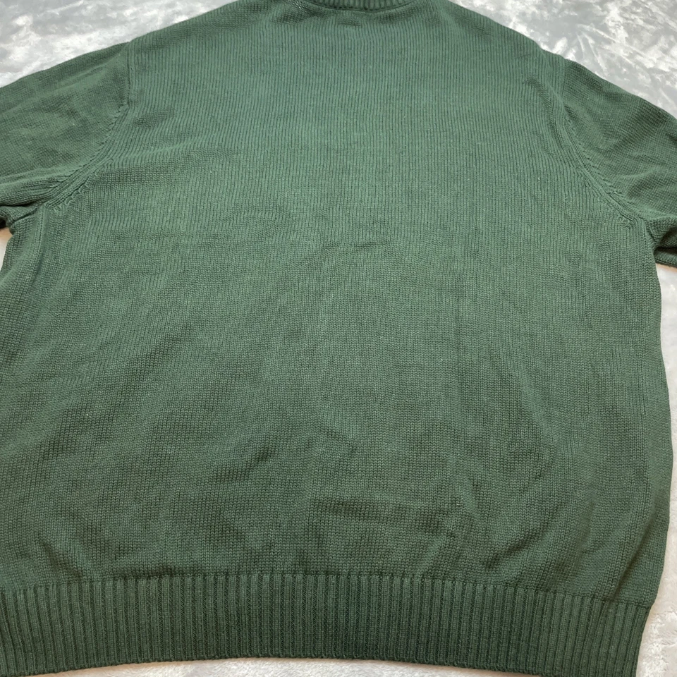 Suéter Dockers Holiday Navidad Para Hombres XXL Verde 100% Algodón Ciervo Alce Reno Foto 2 de 4