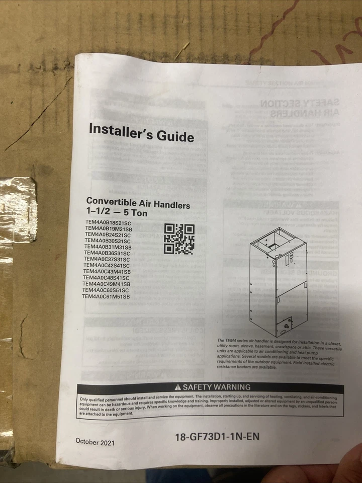 Unidad de 3,5 toneladas Trane TEM4A0C42SCA Foto 4 de 4