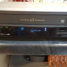 Toshiba M-754 6 Head VHS VCR Player Recorder Tested And Works With Remote