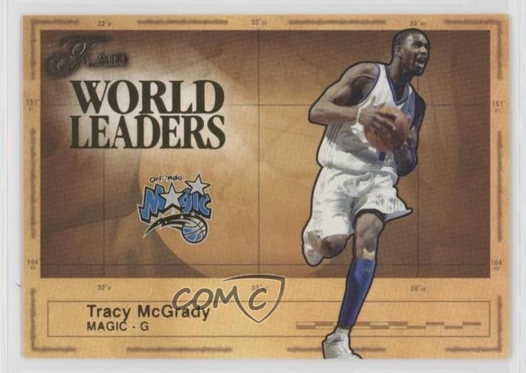 2003-04 Flair World Leaders Tracy McGrady #5WL HOF 7m4