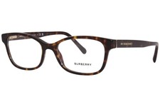 Burberry BE2201 3002 Eyeglasses Frame Women's Dark Havana Full Rim 52mm