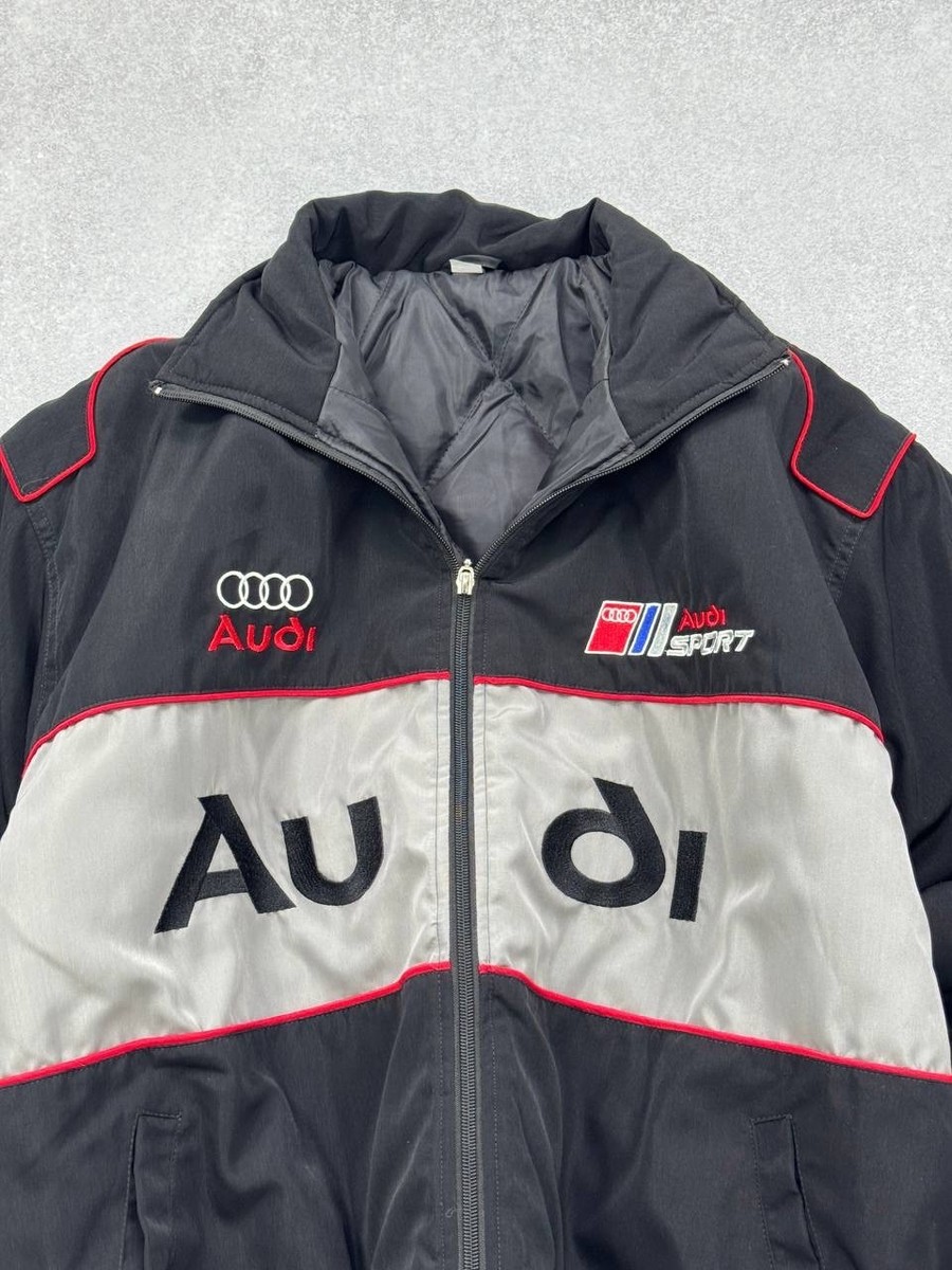 Audi Racing Men's Bomber Jacket Sz XL | eBay