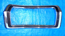 1973-76 Plymouth Duster Left Tail Light Chrome Bezel Cast 3679223 Gd Cond Chrome